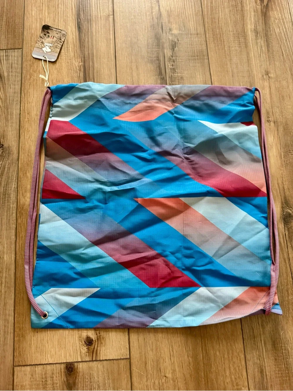 2023 RAD Rabbit Drawstring Bag | NWT | Mykonos Blue | Rabbit Running Apparel